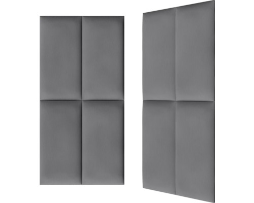 Deux panneaux acoustiques gris