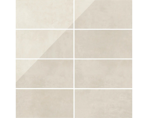 Disposition de carreaux muraux rectangulaires