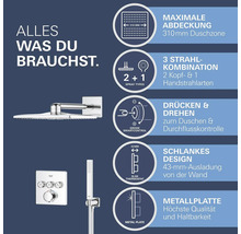 Grohe Quickfix Unterputz Thermostat Dusche PRECISION SMART CONTROL chrom 34875000