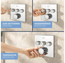 Grohe Quickfix Unterputz Thermostat Dusche PRECISION SMART CONTROL chrom 34875000