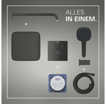 Grohe Quickfix Unterputz Thermostat Dusche PRECISION schwarz matt 348822430