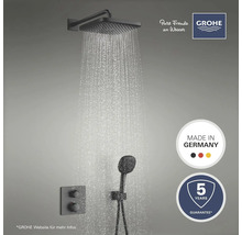 Grohe Quickfix Unterputz Thermostat Dusche PRECISION schwarz matt 348822430