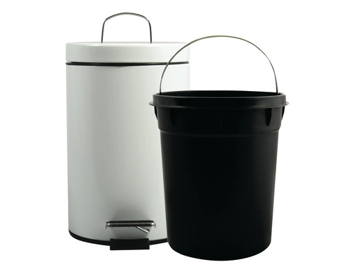 Poubelle à pédale et poubelle en plastique