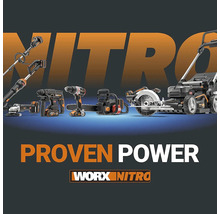 Worx Nitro Gartengeräte und Elektrowerkzeuge im Überblick