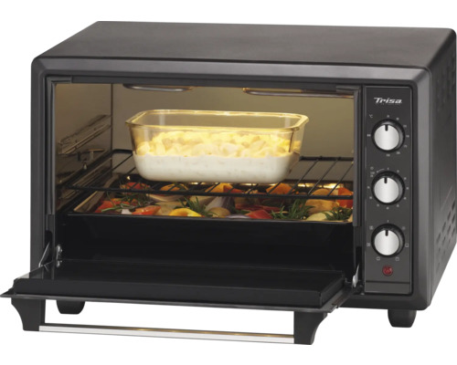 Mini-four Trisa avec des aliments à l''intérieur