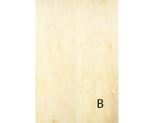 Holzplatte mit der Kennzeichnung B