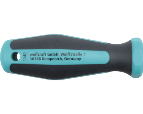 Schraubendrehergriff mit Wolfcraft Firmeninformationen