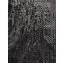 Schwarze Gewebeplane als Abdeckung