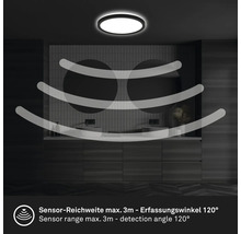 Deckenleuchte mit Bewegungssensor in einem Badezimmer