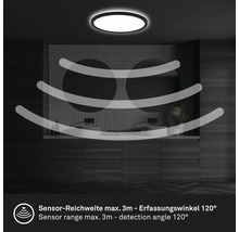 Deckenleuchte mit Sensor im Badezimmer