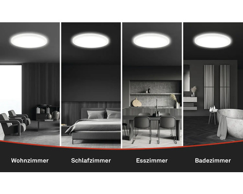 Deckenleuchte in Wohnzimmer, Schlafzimmer, Esszimmer und Badezimmer