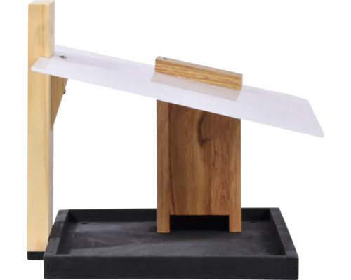 Vogelhaus aus Holz und Kunststoff