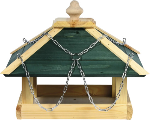 Mangeoire à oiseaux avec chaîne de suspension