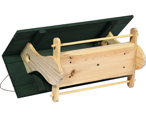 Maison pour oiseaux en bois avec toit