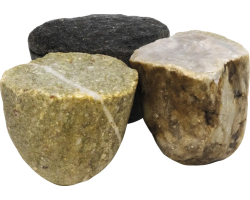 Dekorative Flusssteine für den Garten