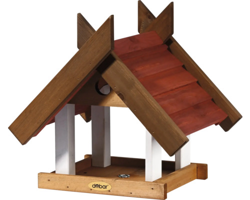 Mangeoire à oiseaux en bois