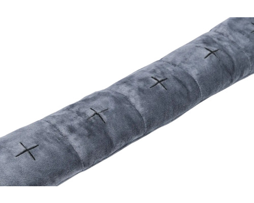 Bloqueur de courant d''air en tissu avec motif de point de croix