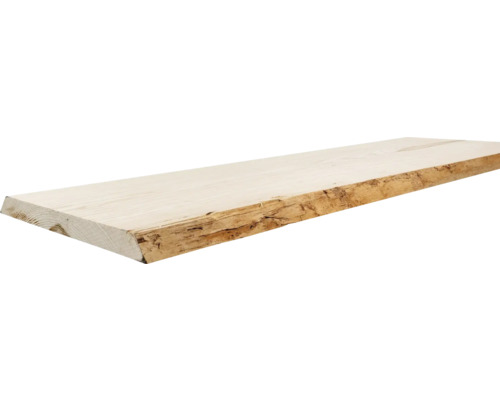 Holzbrett mit Baumkante
