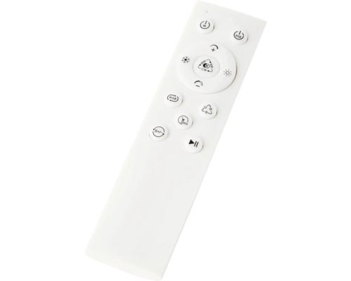 Télécommande blanche pour luminaires pour contrôler les fonctions d''éclairage