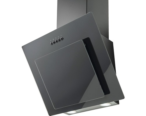 Hotte aspirante en verre et métal