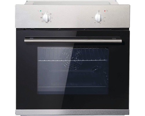 Four encastrable avec hublot et boutons rotatifs pour la sélection de la température et des fonctions