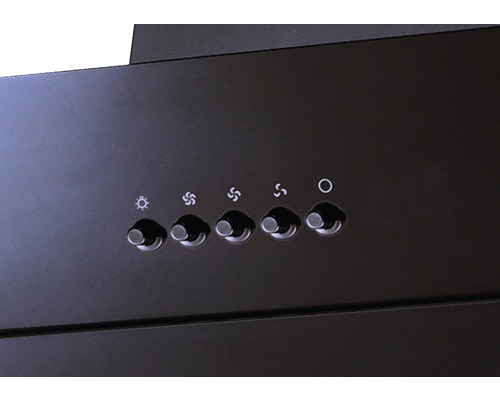 Commandes d''une hotte aspirante pour la lumière et les vitesses du ventilateur