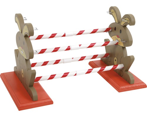 Obstacle pour lapins avec motif de lapin