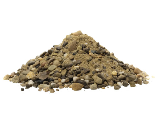 Haufen aus Sand und Kies