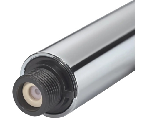 Barre de douche en métal avec raccord