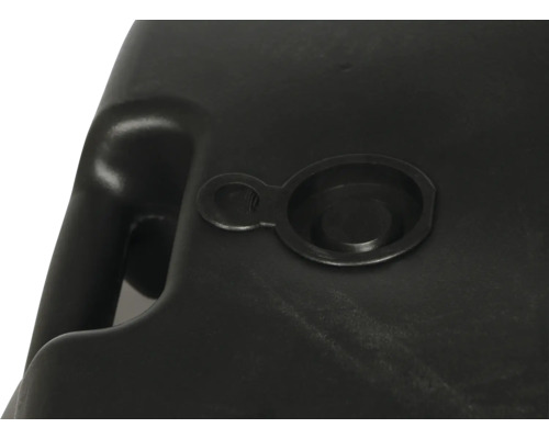 Detailansicht eines Kanisters mit Verschluss