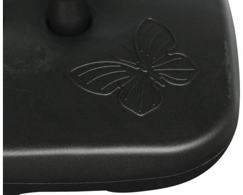 Sonnenschirmständer mit Schmetterlingsmuster