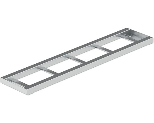 Cadre métallique avec évidements rectangulaires pour l''intégration