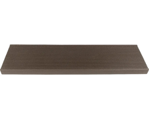 Lame de terrasse en plastique avec surface rainurée