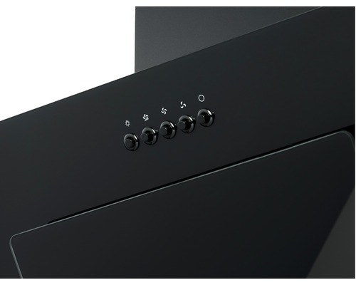 Gros plan des commandes d''une hotte aspirante