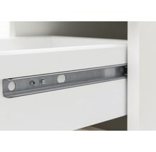 Cuisine complète non équipée Held Möbel Mailand blanc à haute brillance 370 cm sans appareils électriques