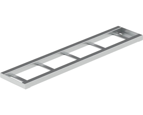 Cadre métallique avec découpes rectangulaires