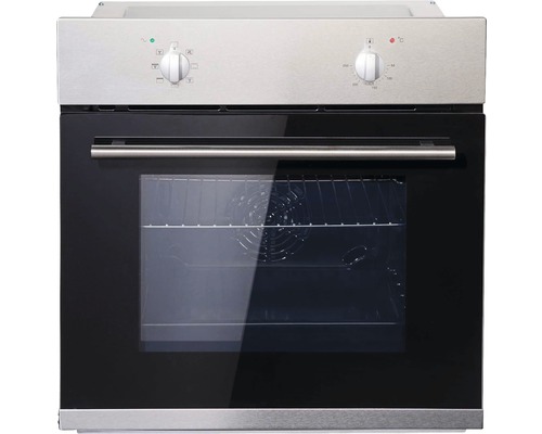 Four encastrable avec porte en verre et boutons rotatifs