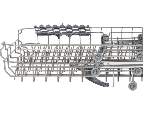 Panier à vaisselle en métal avec roulettes