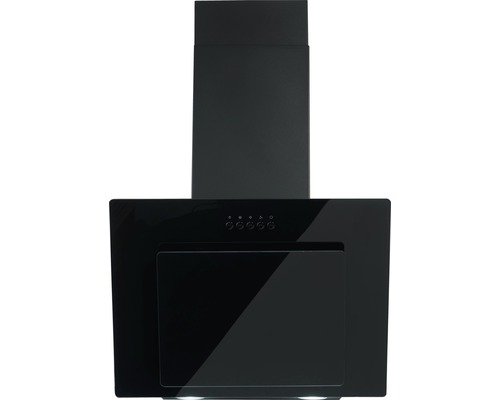 Hotte de cuisine noire pour montage mural