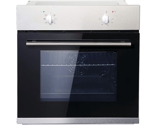 Four encastrable avec porte en verre et boutons rotatifs