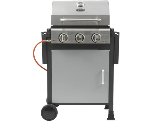 Gasgrill mit drei Brennern und Unterschrank