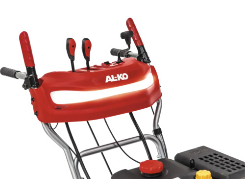 Detailansicht des Bedienelements einer Schneefräse von AL-KO