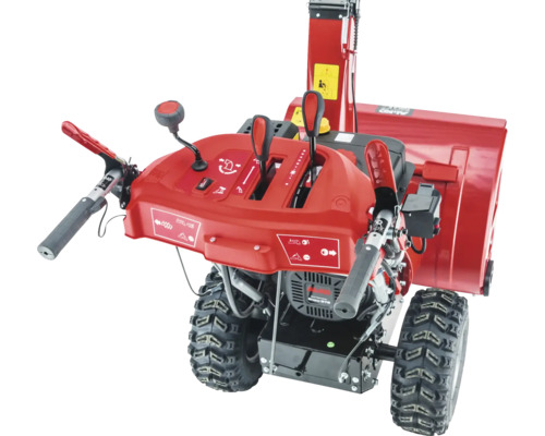 Fraise à neige avec pneus