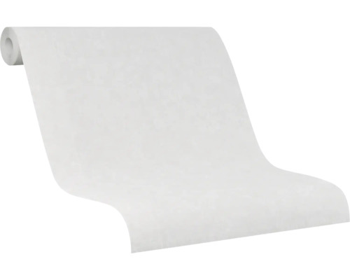 Weisse Raufasertapete auf Rolle