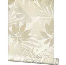 Rouleau de papier peint avec motif de plantes