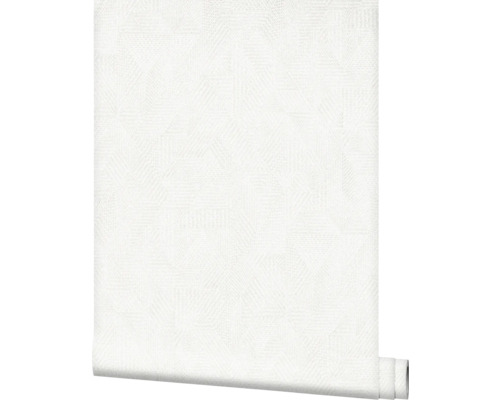 Papier peint intissé 31619 Avalon Structure beige blanc Rouleau de papier peint avec surface irrégulière