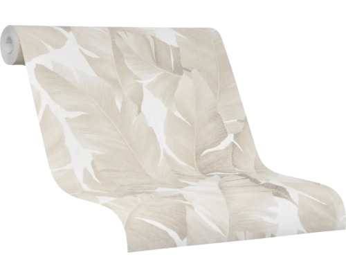 Rouleau de papier peint avec motif de feuilles