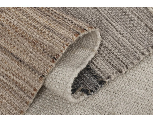 Detailansicht eines gewebten Teppichs