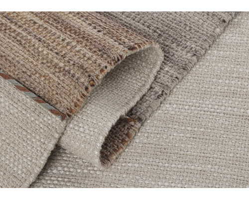 Detailansicht eines gewebten Teppichs