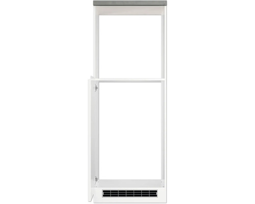 Cache-radiateur blanc avec grille d''aération